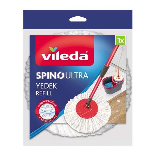Vileda Spino Ultra Yedek Mop Paspas Ucu (%100 Mikrofiber)