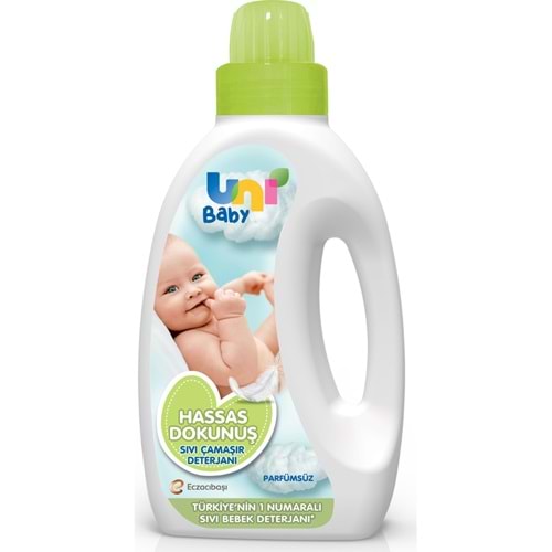 Uni Baby Çamaşır Deterjanı Sensitive 1500ML Hassas Dokunuş (Yeşil)