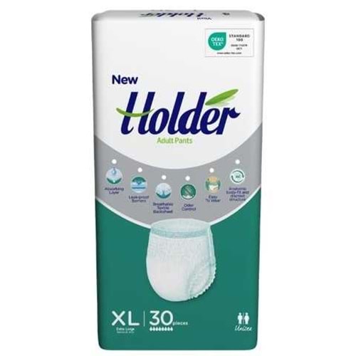 Holder Emici Külot Yetişkin Hasta Bezi XL - Ekstra Büyük - Extra Large (30 Adet)