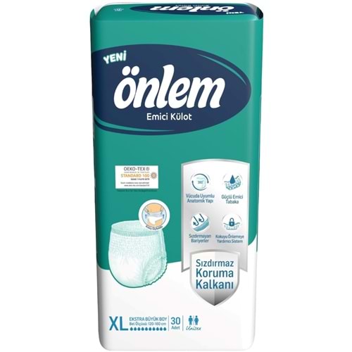 Önlem Emici Külot Hasta Bezi XL- Extra Large - Ekstra Büyük (30 Adet)