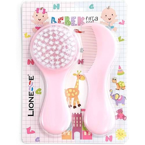 Lionesse Bebek Fırça Seti (LNS:2010) - Pembe