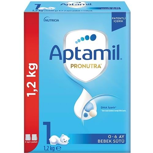 Nutrıcıa Aptamil Pronutra 1200GR Bebek Sütü No:1 (0-6 Ay) Yenidoğan Doğumdan itibaren