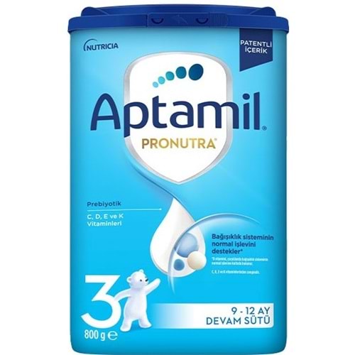 Nutrıcıa Aptamil Pronutra 800GR Devam Sütü No:3 (9-12 Ay)