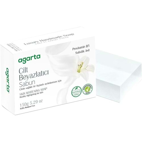 Agarta El Yapımı Doğal Sabun 150GR Beyazlatıcı