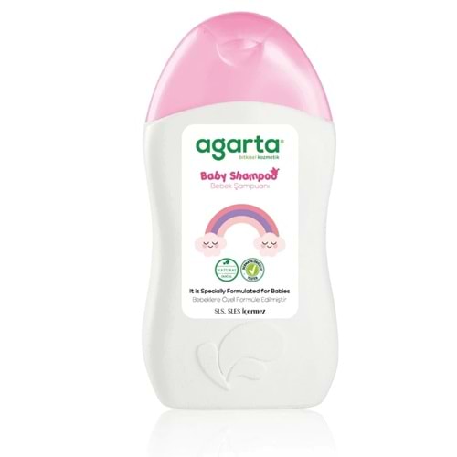 Agarta Doğal Kız Bebek Çocuk Şampuanı Saç ve Vücut 400 ML