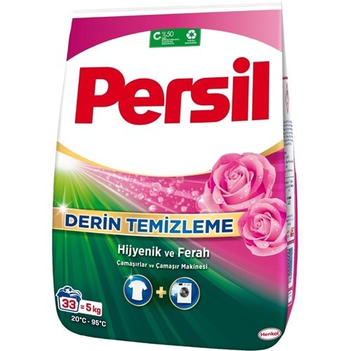 Persil Matik Toz Çamaşır Deterjanı 5KG Gülün Büyüsü (33 Yıkama)