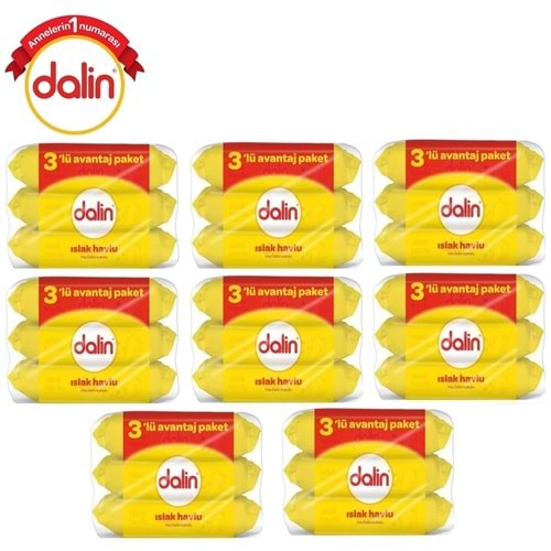 Dalin Islak Havlu Mendil Klasik 56 Yaprak 24 Lü Set (1344 Yaprak)