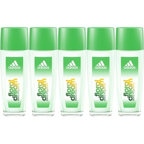 adidas Deodorant 75ML Women-Kadın Floral Dream Natural (5 Li Set)