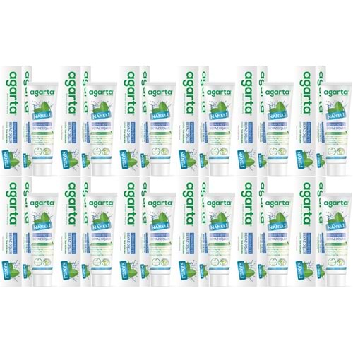 Agarta Doğal Diş Macunu 100ML Naneli (12 Li Set)