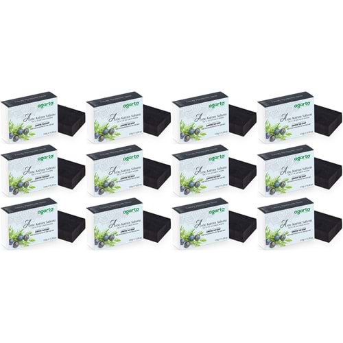 Agarta El Yapımı Doğal Sabun 150GR Ardıç Katranı (12 Li Set)