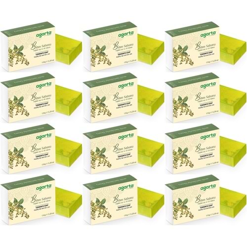 Agarta El Yapımı Doğal Sabun 150GR Bıttım (12 Li Set)