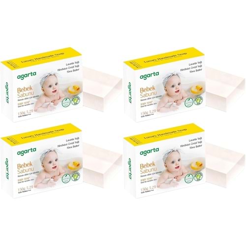 Agarta El Yapımı Doğal Sabun 150GR Bebek (4 Lü Set)