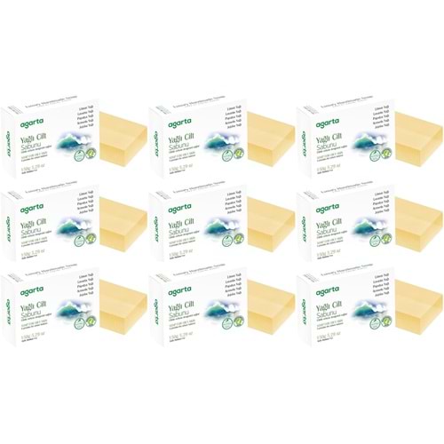 Agarta El Yapımı Doğal Sabun 150GR Yağlı Cilt (9 Lu Set)