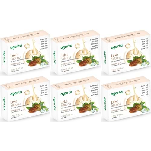 Agarta El Yapımı Doğal Sabun 150GR Leke (6 Lı Set)