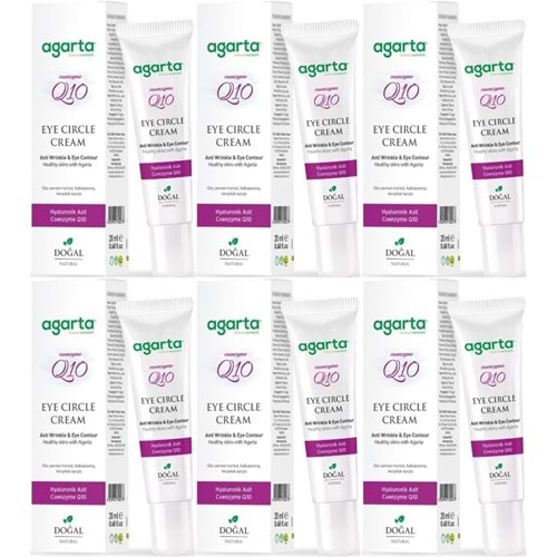Agarta Doğal Göz Altı Kırışıklık ve Koyu Halka Yaşlandırma Karşıtı Antiaging Kremi 20 ML (6 Lı Set)