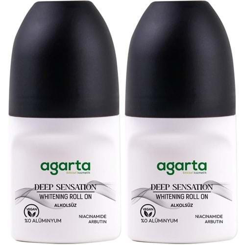 Agarta Roll-On Erkek 50 ML Patchoulı Deep Sensatıon (24 Saat Etkili Ter Kokusu Önleyici) (2 Li Set)