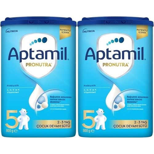Nutrıcıa Aptamil Pronutra 800GR Devam Sütü No:5 (2-3 Yaş) (2 Li Set)
