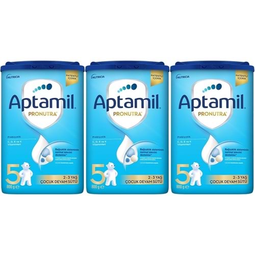 Nutrıcıa Aptamil Pronutra 800GR Devam Sütü No:5 (2-3 Yaş) (3 Lü Set)