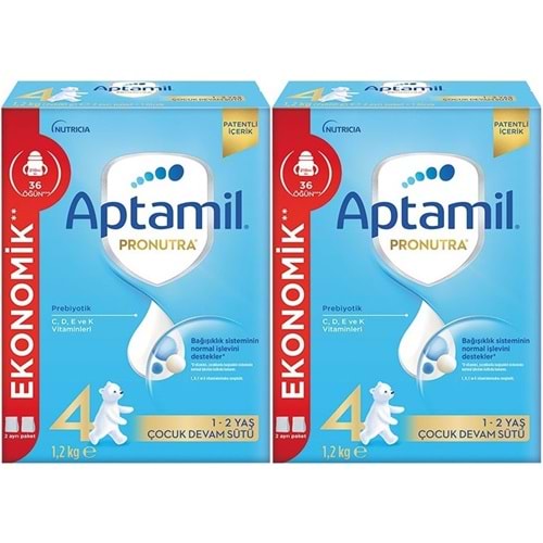 Nutrıcıa Aptamil Pronutra 1200GR Devam Sütü No:4 (1-2 Yaş) (2 Li Set)