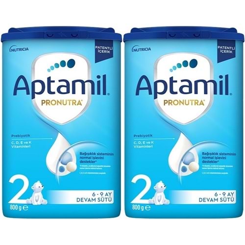 Nutrıcıa Aptamil Pronutra 800GR Devam Sütü No:2 (6-12 Ay) (2 Li Set)