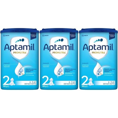 Nutrıcıa Aptamil Pronutra 800GR Devam Sütü No:2 (6-12 Ay) (3 Lü Set)