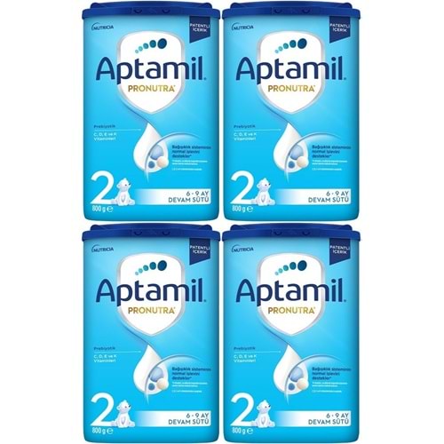 Nutrıcıa Aptamil Pronutra 800GR Devam Sütü No:2 (6-12 Ay) (4 Lü Set)