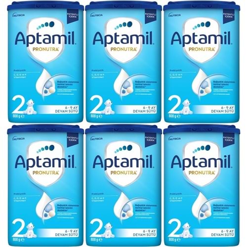 Nutrıcıa Aptamil Pronutra 800GR Devam Sütü No:2 (6-12 Ay) (6 Lı Set)