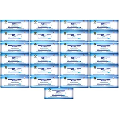 BlueWhite Yetişkin Hasta Perine Bölgesi Temizleme Mendil-Havlusu (25 li set) 50 Yaprak Hijyenik