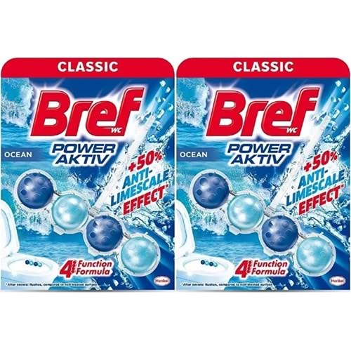 Bref Power Aktiv Klozet Bloğu Okyanus Kokulu (2 Li Set) (2PK*1)