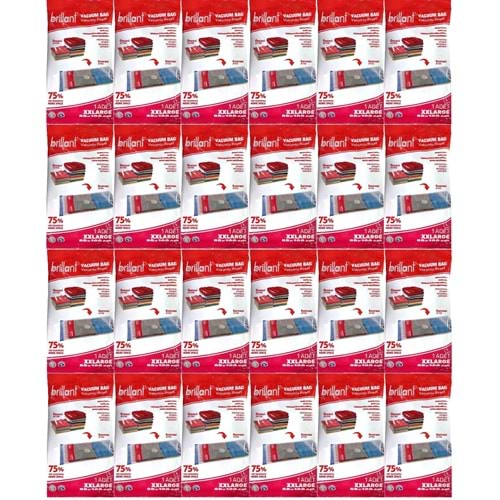Brillant Vakumlu Poşet/Hurç 80*100CM XXLarge (İç Adet 1) (24 Lü Set)