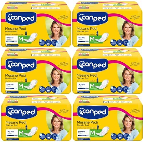 Canped Mesane Pedi Klasik M-Orta Boy 60 Adet