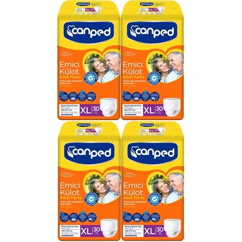 Canped Emici Külot Hasta Yetişkin Bezi XL - Ekstra Büyük - Extra Large 120 Adet