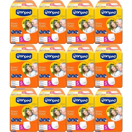 Canped Emici Külot Hasta Bezi S-Küçük Small 108 Adet (12PK*9)