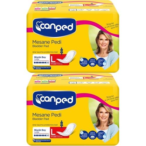 Canped Mesane Pedi Klasik L - Large - Büyük Boy 20 Adet (2PK*10)