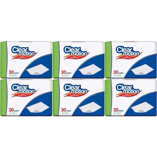 Clearmotion Hasta Yatak Koruyucu 90*180CM 180 Adet (6PK*30)