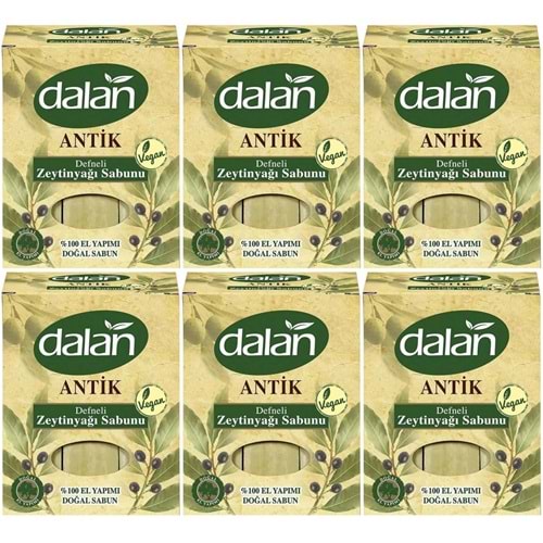 Dalan Antik Defneli Zeytinyağı Sabunu 900GR (6 Lı Set)