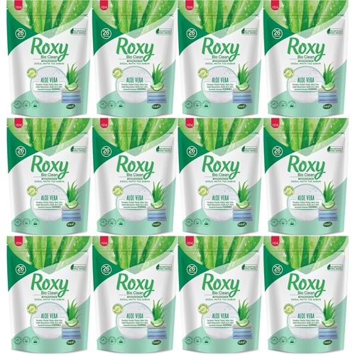 Dalan Roxy Bio Clean Matik Sabun Tozu 800GR Aloe Vera (12 Li Set) (312 Yıkama)