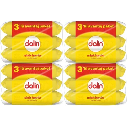 Dalin Islak Havlu Mendil Klasik 56 Yaprak 12 Li Set (672 Yaprak)