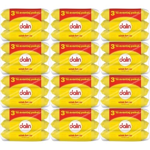 Dalin Islak Havlu Mendil Klasik 56 Yaprak 36 Lı Set (2016 Yaprak)