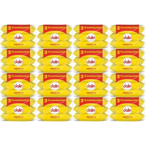 Dalin Islak Havlu Mendil Klasik 56 Yaprak 48 Li Set (2688 Yaprak)