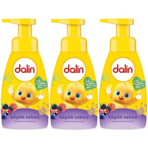 Dalin Köpük Sabun 200ML Orman Meyveli Çoçuklarınız için (3 Lü Set)