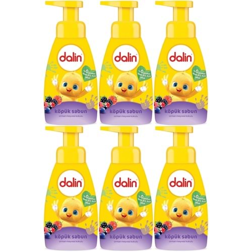 Dalin Köpük Sabun 200ML Orman Meyveli Çoçuklarınız için (6 Lı Set)