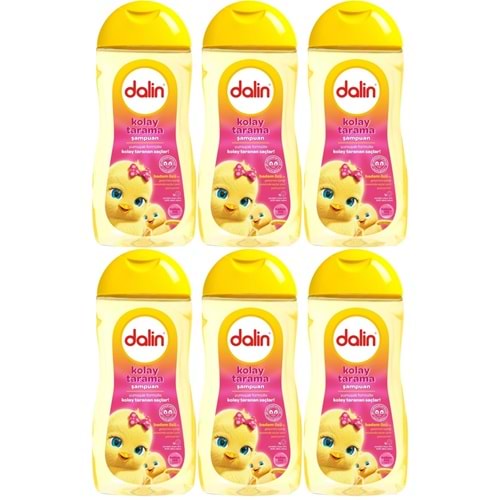 Dalin Bebek Kolay Tarama Şampuanı 200ML Badem Özlü (6 Lı Set)