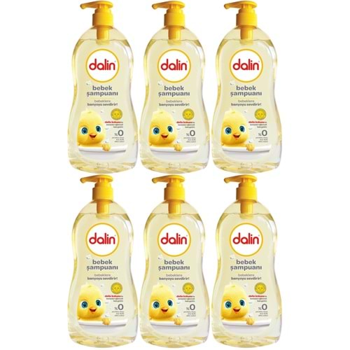 Dalin Bebek Şampuanı 500ML Klasik Pompalı (6 Lı Set)