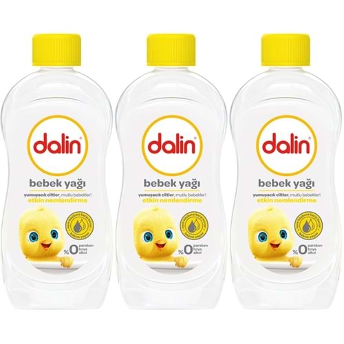 Dalin Bebek Yağı 300ML Klasik Etkin Nemlendirici (3 Lü Set)