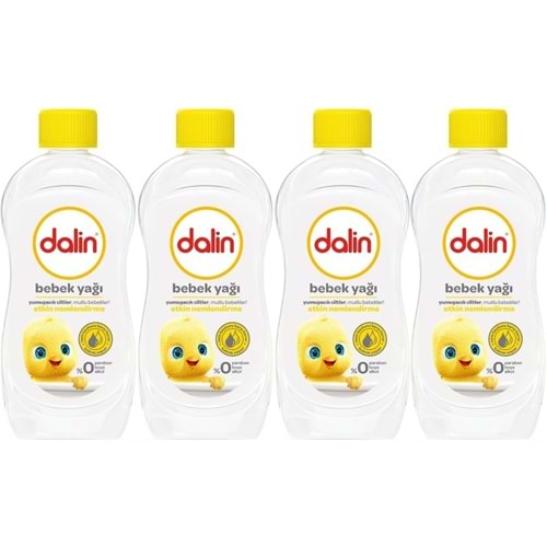 Dalin Bebek Yağı 300ML Klasik Etkin Nemlendirici (4 Lü Set)