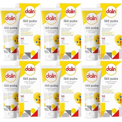 Dalin Likid Pudra 100GR (Pudra ve Losyon bir arada) (6 Lı Set)