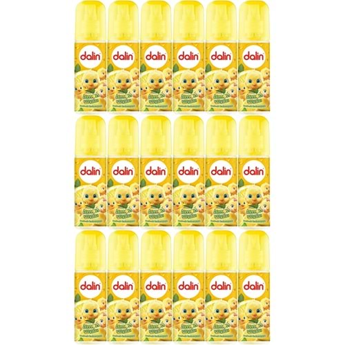 Dalin Bebek Kolonyası 150ML Limon Çiçeği (Limon-Bergomat-Papatya) (18 Li Set)