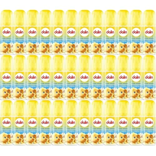 Dalin Bebek Kolonyası 150ML Deniz Esintisi (Bergomat-Zambak-Misk Kokulu) (36 Lı Set)