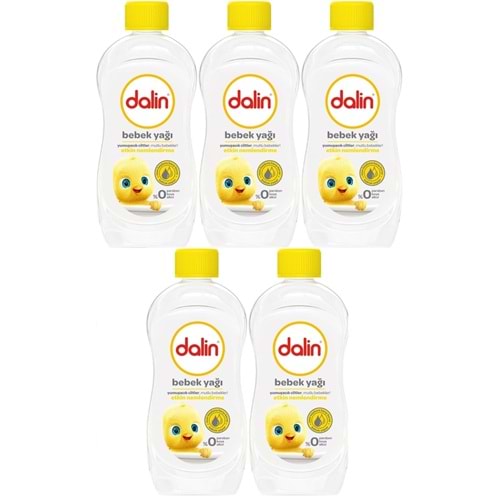 Dalin Bebek Yağı 300ML Klasik Etkin Nemlendirici (5 Li Set)